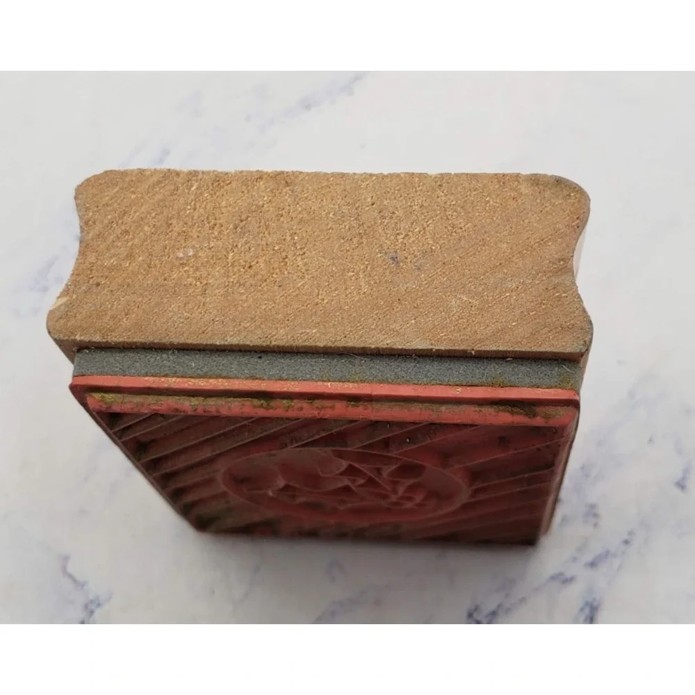 Studio G Katie & Co Holly Berry Christmas Wrap Wood Mounted Rubber stamp